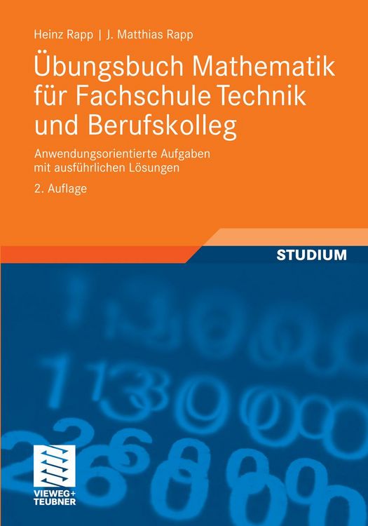 Produktbild: &Uuml;bungsbuch Mathematik f&uuml;r Fachschule Technik und Berufskolleg