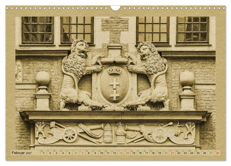 Produktbild: Danzig &ndash; Ein Kalender im Zeitungsstil (Wandkalender 2027 DIN A3 quer), CALVENDO Monatskalender