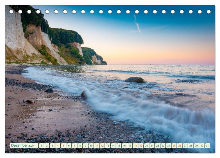 Produktbild: Insel R&uuml;gen - Malerische Kreidek&uuml;ste (Tischkalender 2027 DIN A5 quer), CALVENDO Monatskalender