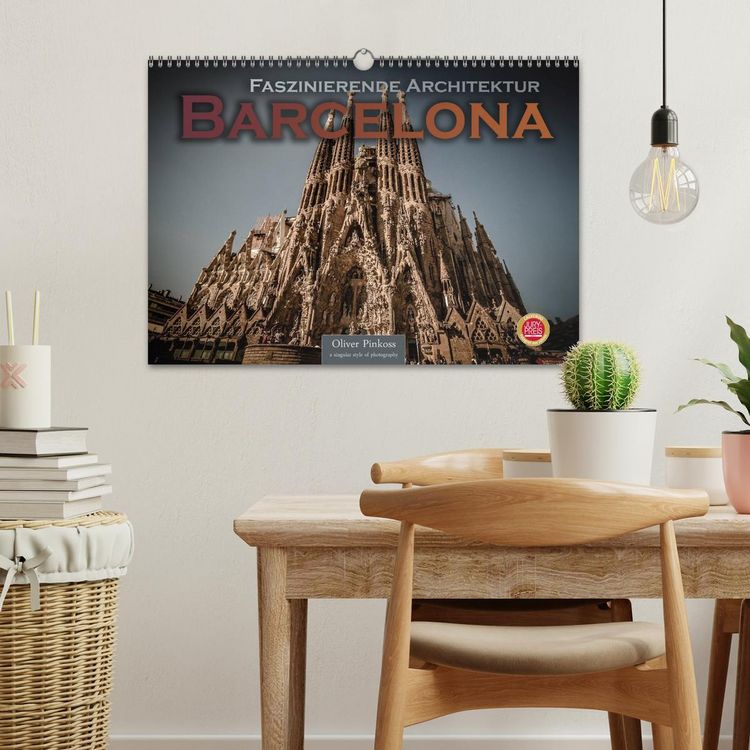 Produktbild: Barcelona - Faszinierende Architektur (Wandkalender 2026 DIN A3 quer), CALVENDO Monatskalender