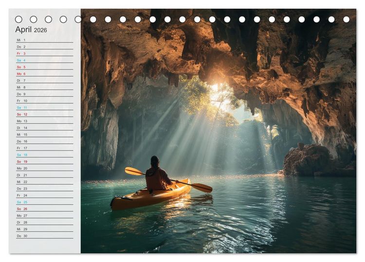 Produktbild: Freiheit sp&uuml;ren (Tischkalender 2026 DIN A5 quer), CALVENDO Monatskalender
