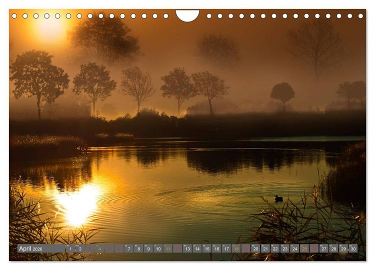 Produktbild: Friesland, verzauberte Landschaft an der Nordsee (Wandkalender 2026 DIN A4 quer), CALVENDO Monatskalender