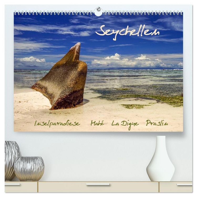 Produktbild: Seychellen - Inselparadiese Mah&eacute; La Digue Praslin (hochwertiger Premium Wandkalender 2026 DIN A2 quer), Kunstdruck in Hochglanz