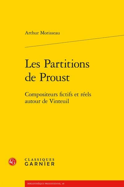 Produktbild: Les partitions de Proust : compositeurs fictifs et r&eacute;els autour de