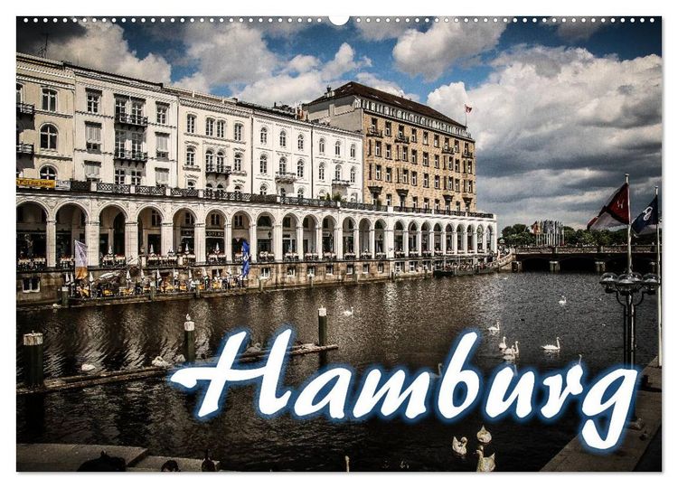 Produktbild: Hamburg (Wandkalender 2026 DIN A2 quer), CALVENDO Monatskalender