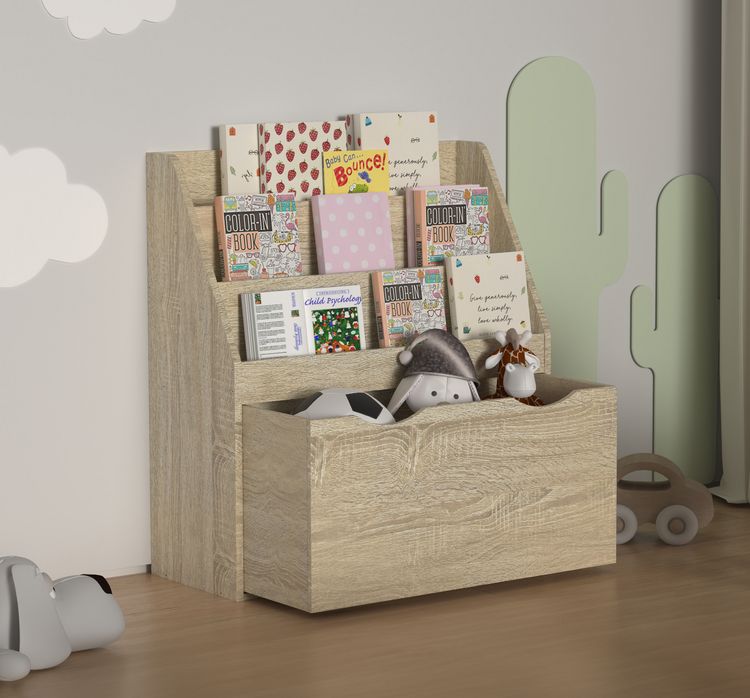 Produktbild: Kinderregal B&uuml;cherregal Schublade Regal Besira L