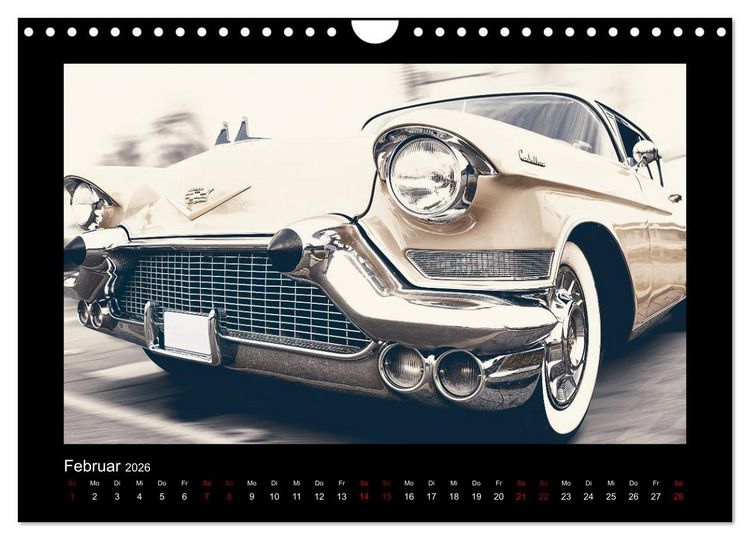 Produktbild: Retro Cars (Wandkalender 2026 DIN A4 quer), CALVENDO Monatskalender