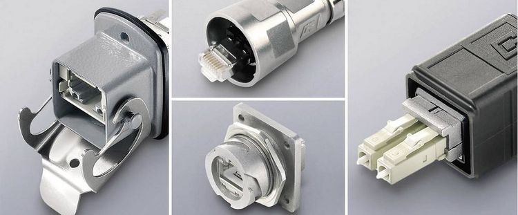 Produktbild: Teleg&auml;rtner 100007415 STX V1 RJ45-Flanschset Metall Variante 1 100007415 Kupplung, Einbau Pole: 8P8C Metall 1 St.