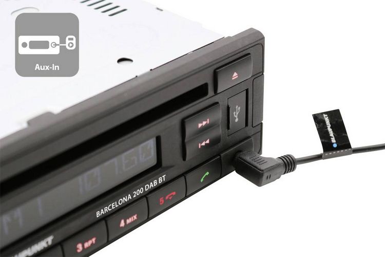 Produktbild: Blaupunkt Barcelona 200 DAB BT Autoradio Bluetooth&reg;-Freisprecheinrichtung, DAB+ Tuner