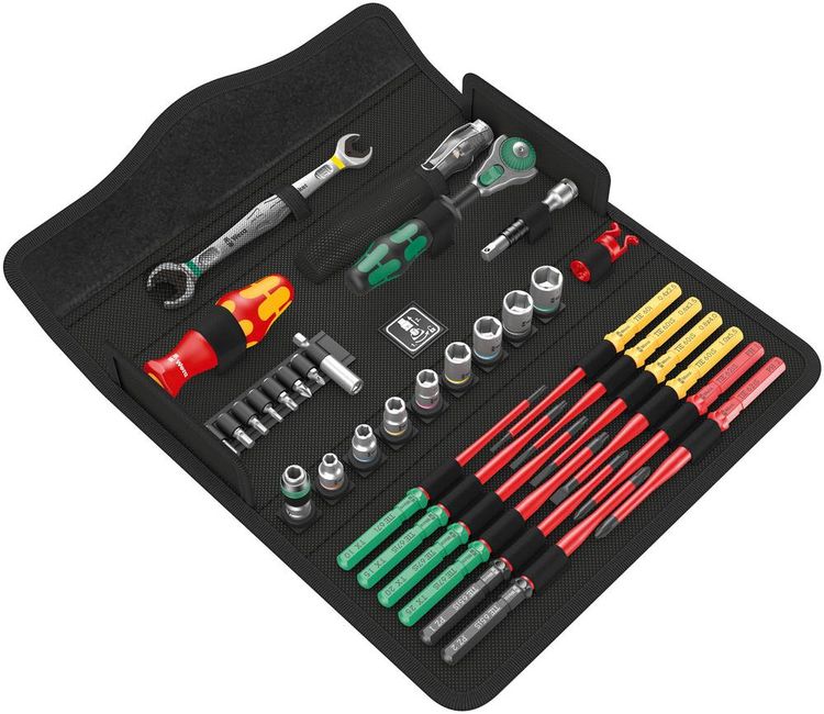 Produktbild: Wera KK W 1 05135926001 Werkzeugset Heimwerker in Tasche 35teilig
