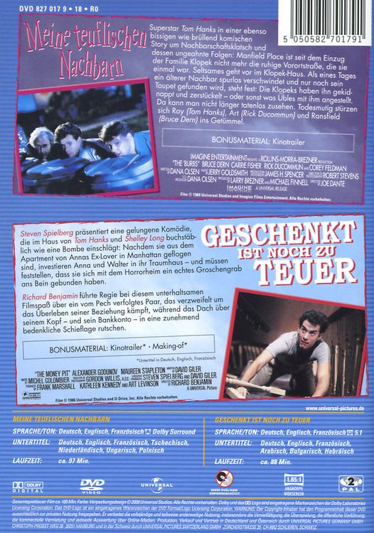 Produktbild: Meine teuflischen Nachbarn/Geschenkt ist noch zu teuer [2 DVDs]