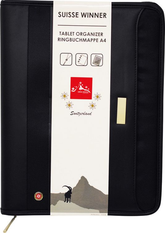 Produktbild: Multifunktions Tablet Organizer Suisse Winner Plus, schwarz