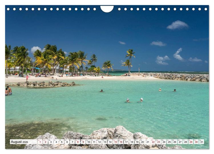 Produktbild: Karibik - Guadeloupe (Wandkalender 2026 DIN A4 quer), CALVENDO Monatskalender