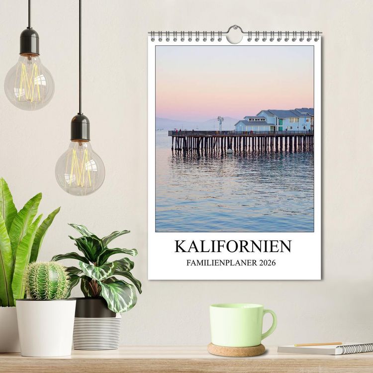 Produktbild: Kalifornien - Familienplaner 2026 (Wandkalender 2026 DIN A4 hoch), CALVENDO Monatskalender