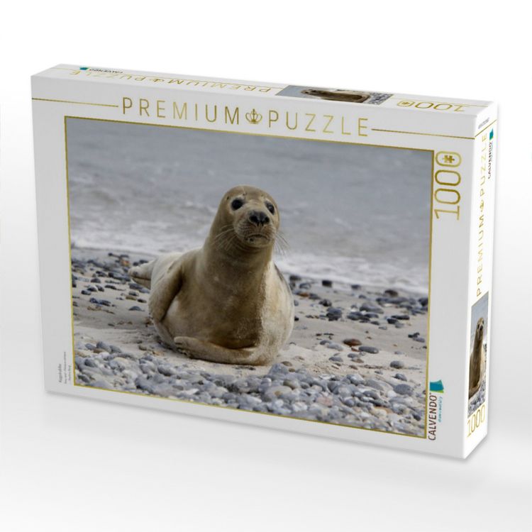 Produktbild: CALVENDO Puzzle Kegelrobbe | 1000 Teile Lege-Gr&ouml;&szlig;e 64x48cm Foto-Puzzle f&uuml;r gl&uuml;ckliche Stunden