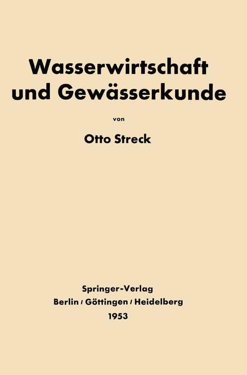 Produktbild: Grundlagen der Wasserwirtschaft und Gew&auml;sserkunde
