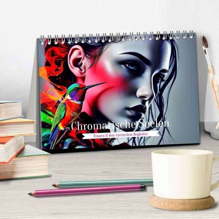 Produktbild: Farben der Seele (Tischkalender 2027 DIN A5 quer), CALVENDO Monatskalender