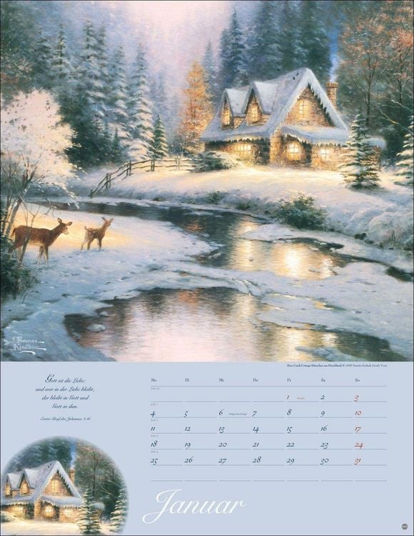 Produktbild: Thomas Kinkade: Land im Licht Kalender 2027