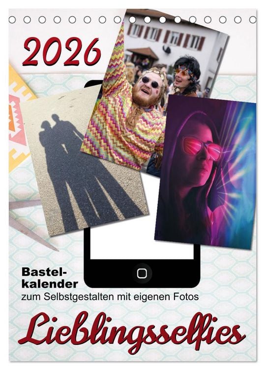 Produktbild: Lieblingsselfies (Tischkalender 2026 DIN A5 hoch), CALVENDO Monatskalender