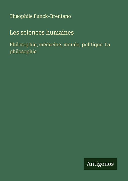 Produktbild: Les sciences humaines