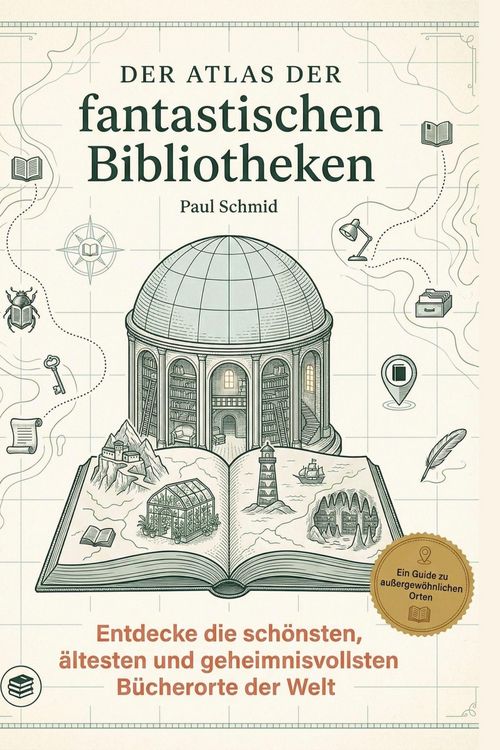 Produktbild: Der Atlas der fantastischen Bibliotheken