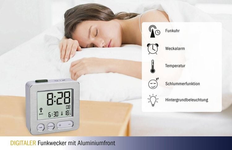 TFA Digitaler Funk-Wecker