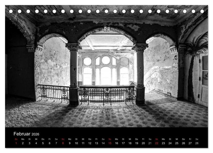 Produktbild: lost beauty (Tischkalender 2026 DIN A5 quer), CALVENDO Monatskalender