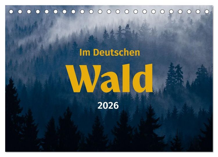 Produktbild: Im Deutschen Wald (Tischkalender 2026 DIN A5 quer), CALVENDO Monatskalender