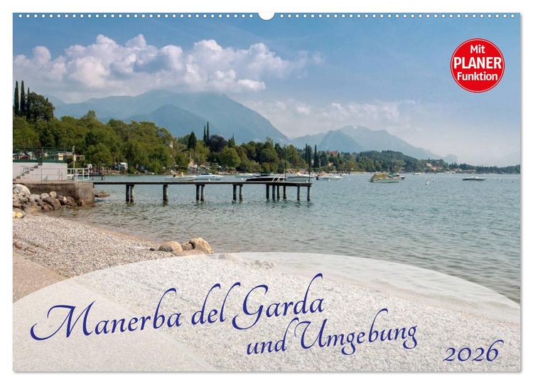 Produktbild: Gardasee - Manerba del Garda (Wandkalender 2026 DIN A2 quer), CALVENDO Monatskalender