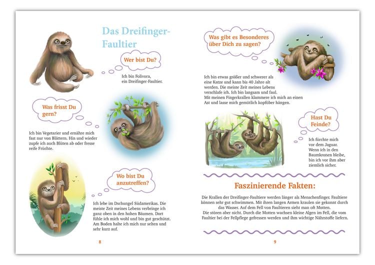 Produktbild: "WiBuKi" Wissensbuch f&uuml;r Kinder: Die Dschungleltiere