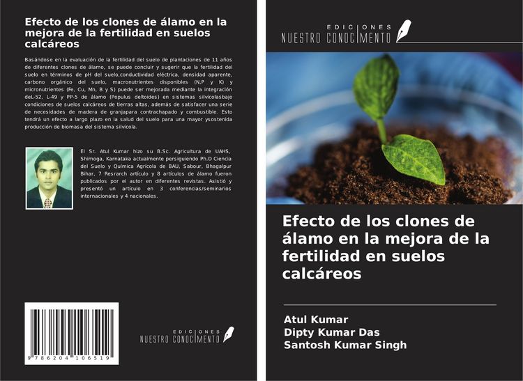Produktbild: Efecto de los clones de &aacute;lamo en la mejora de la fertilidad en suelos calc&aacute;reos