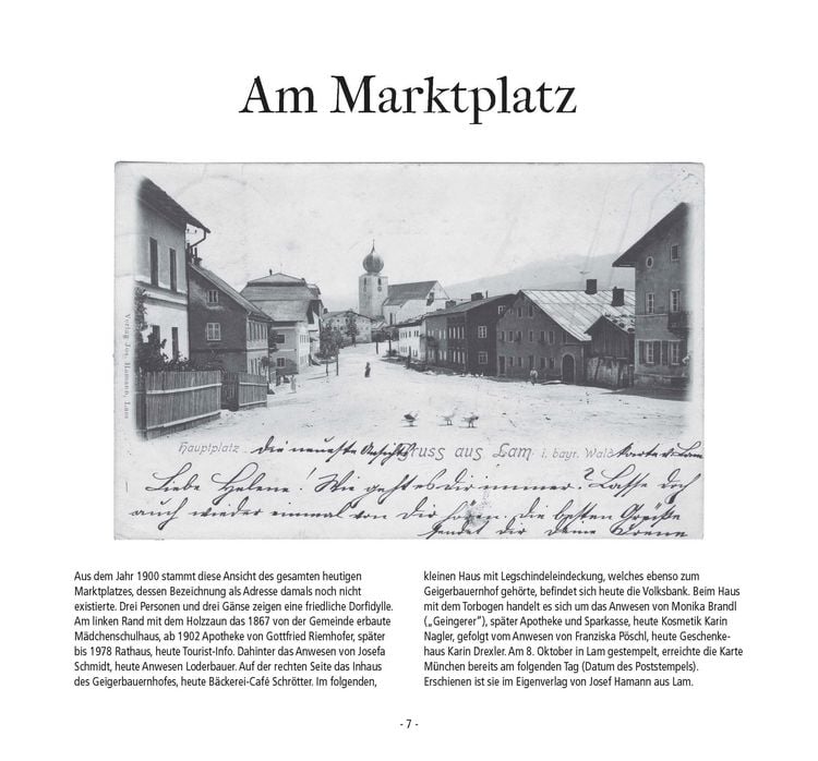 Produktbild: Frejas en da Lam. Der Markt Lam in historischen Ansichtskarten ab 1893