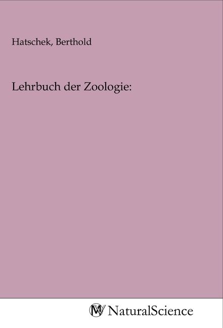 Produktbild: Lehrbuch der Zoologie: