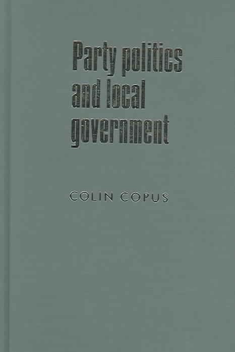 Produktbild: Party Politics and Local Government