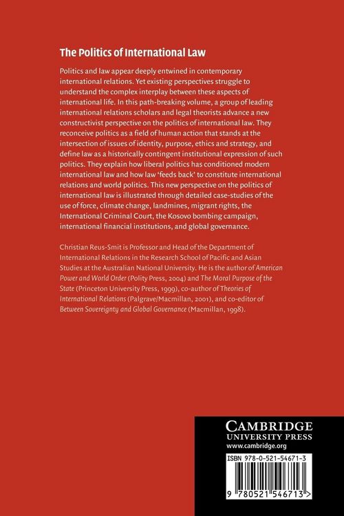 Produktbild: The Politics of International Law