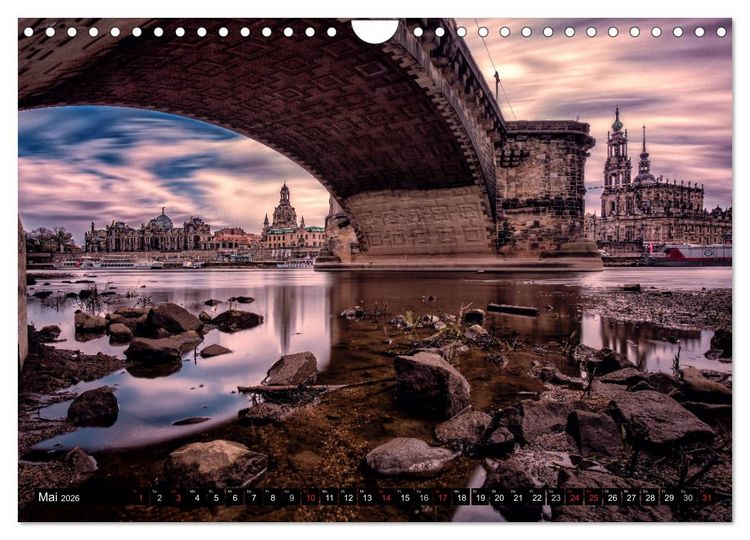 Produktbild: Barockperle Dresden (Wandkalender 2026 DIN A4 quer), CALVENDO Monatskalender