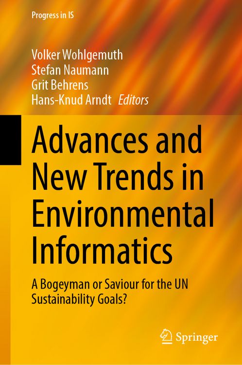 Produktbild: Advances and New Trends in Environmental Informatics