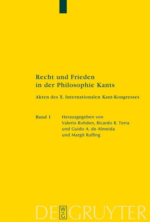 Produktbild: Recht und Frieden in der Philosophie Kants
