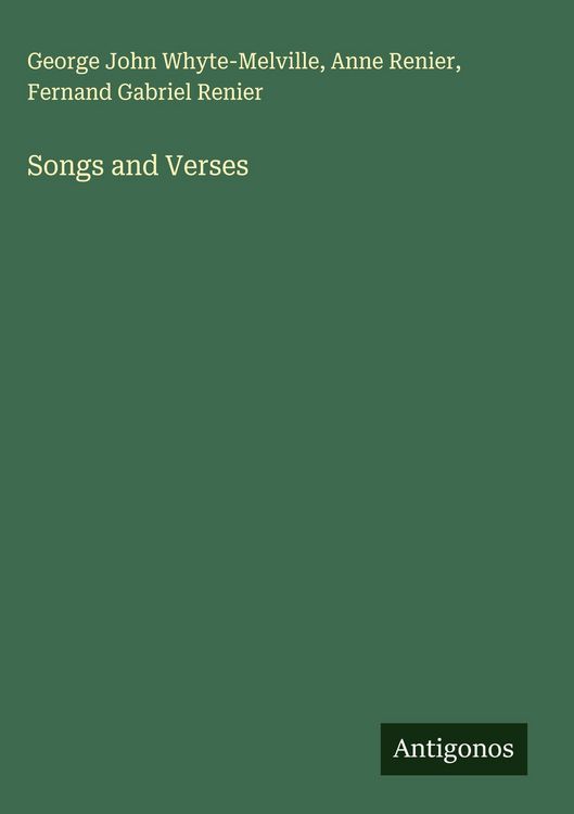 Produktbild: Songs and Verses