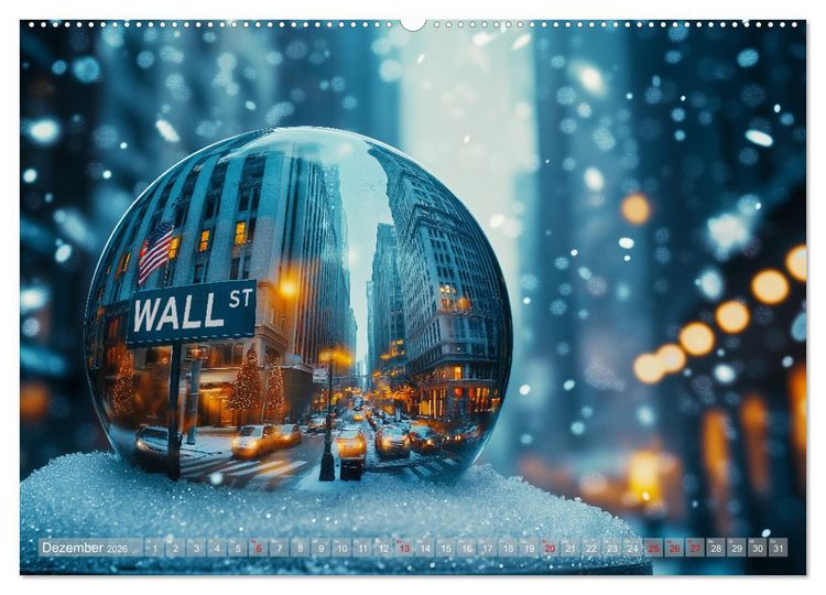 Produktbild: B&ouml;rsenkalender &ndash; der Kalender f&uuml;r Aktien, Trader und B&ouml;rsenprofis. (Wandkalender 2026 DIN A2 quer), CALVENDO Monatskalender