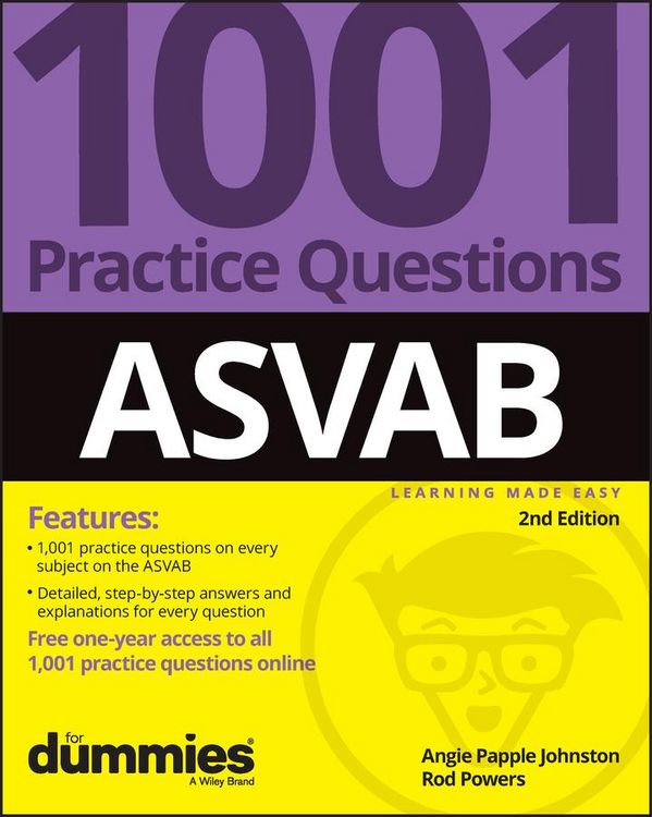 Produktbild: ASVAB: 1001 Practice Questions For Dummies (+ Online Practice)