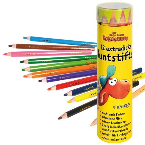 Produktbild: Der kleine Drache Kokosnuss Buntstifte