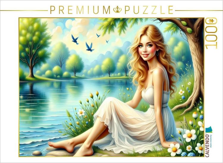 Produktbild: CALVENDO Puzzle Sommertr&auml;ume am See | 1000 Teile Lege-Gr&ouml;&szlig;e 64x48cm Foto-Puzzle f&uuml;r gl&uuml;ckliche Stunden
