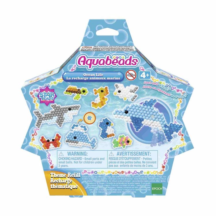 Produktbild: Bastelperlen Aquabeads Tiefsee-Set 2 Vorlagen 600 St&uuml;ck