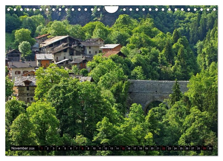 Produktbild: Aostatal (Wandkalender 2026 DIN A4 quer), CALVENDO Monatskalender