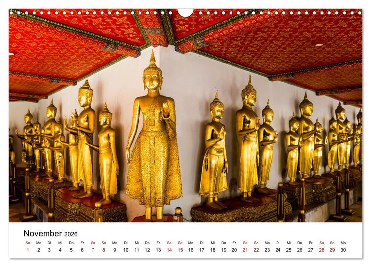 Produktbild: 3 Tage Bangkog (Wandkalender 2026 DIN A3 quer), CALVENDO Monatskalender