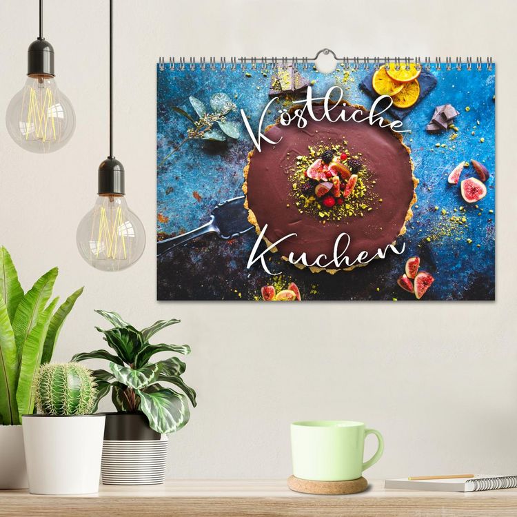Produktbild: K&ouml;stliche Kuchen (Wandkalender 2026 DIN A4 quer), CALVENDO Monatskalender