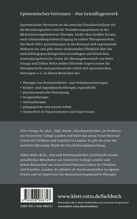 Produktbild: Epistemisches Vertrauen