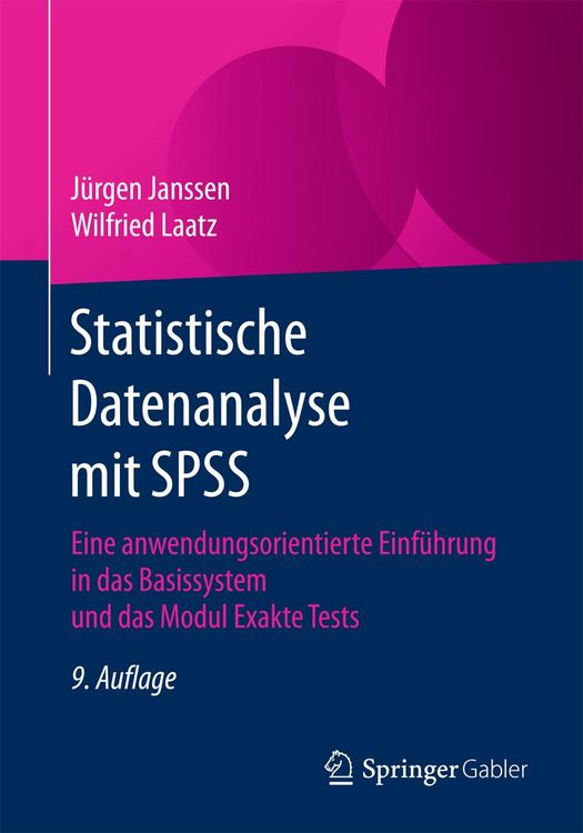 Produktbild: Statistische Datenanalyse mit SPSS
