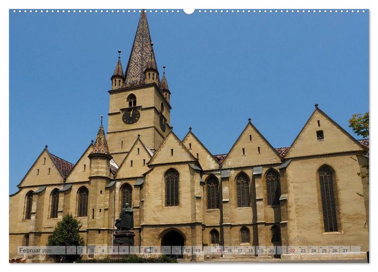 Produktbild: Unterwegs in und um Hermannstadt (hochwertiger Premium Wandkalender 2026 DIN A2 quer), Kunstdruck in Hochglanz